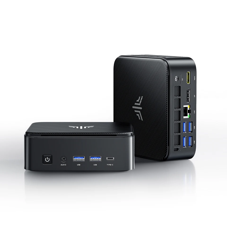 NIPOGI Mini PC with AMD Ryzen 7 7735HS 16GB LPDDR5 512GB M.2 SSD