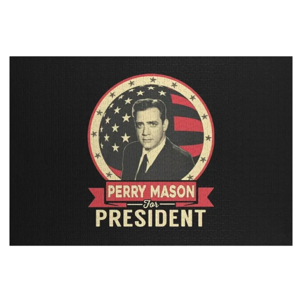 

Perry Mason for President Jigsaw Puzzle Wooden Animal Personalized Gift Married Puzzle