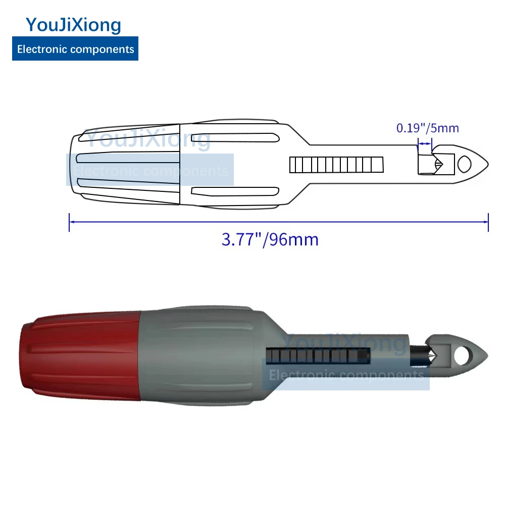 2PCS Automotive Line Check Wire Breaking Tool Artifact Probe Electrical Circuit Maintenance Wire-free Lancet