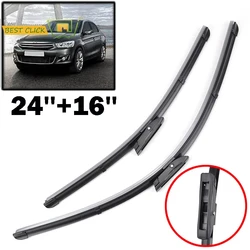 MISIMA Wiper Blade Sets Fit For Citroen C-Elysee Front Windshield Window MK2 24