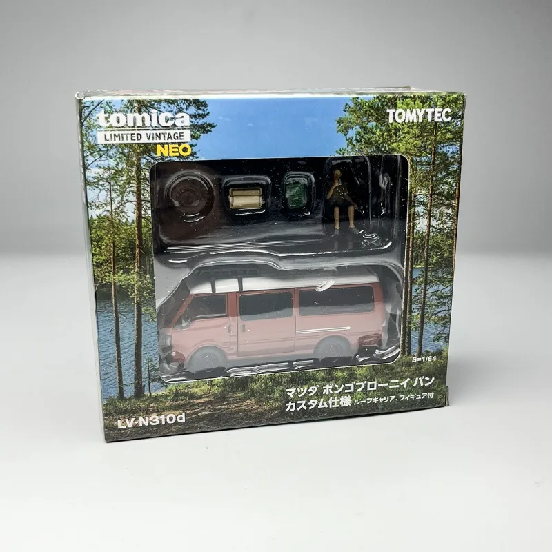 TLV دييكاست سيارات 1/64 مقياس مازدا فان نموذج سيارة سبيكة مازدا بجولة RV لعب المركبات نموذج المشهد قطعة عرض ثابت #5