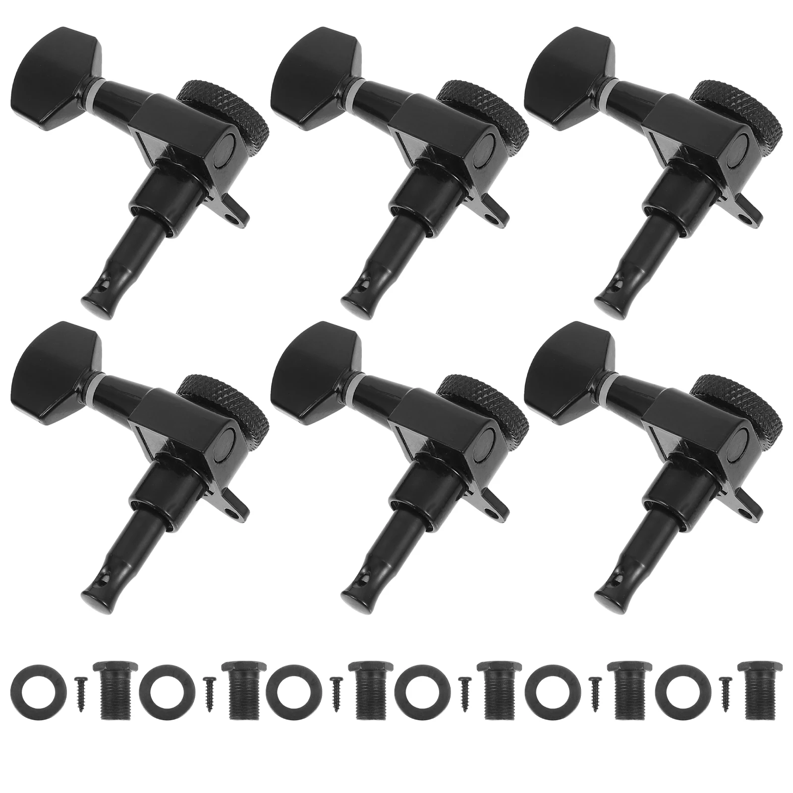 

Guitar Tuners Alloy Tuning Fully Enclosed Use Pegs Durable Folk Semicircle Acoustic Accessories