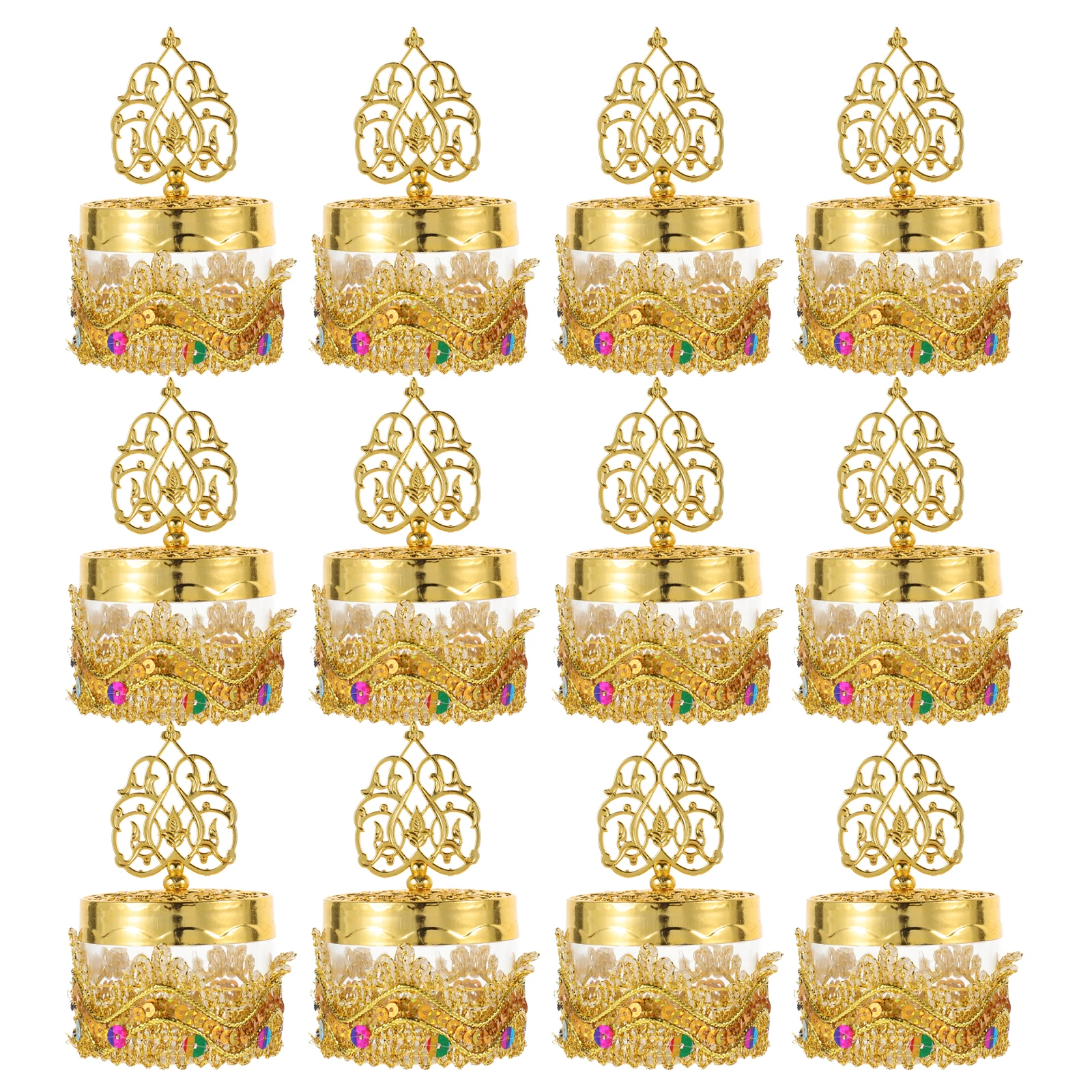 

12 Pcs Candy Box Boxes for Chocolates Favor Containers Gift Party Treat Packaging Plastic Bride