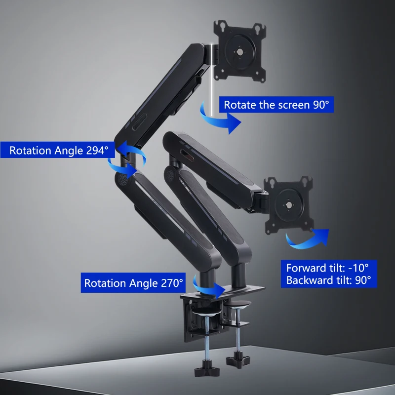 New Arrival Gas Spring Desk Mount Stand Fits Most 17