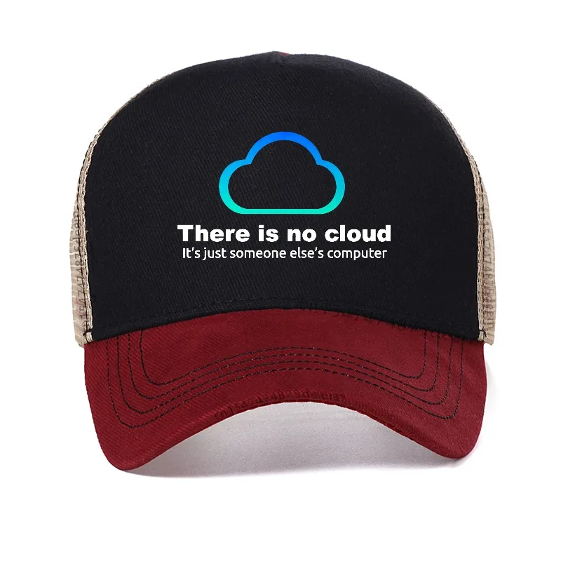 Tech Humor There Is No Cloud ..just Someone Else's Computer hat Men Adjustable Baseball Cap Unisex breathable trucker hat