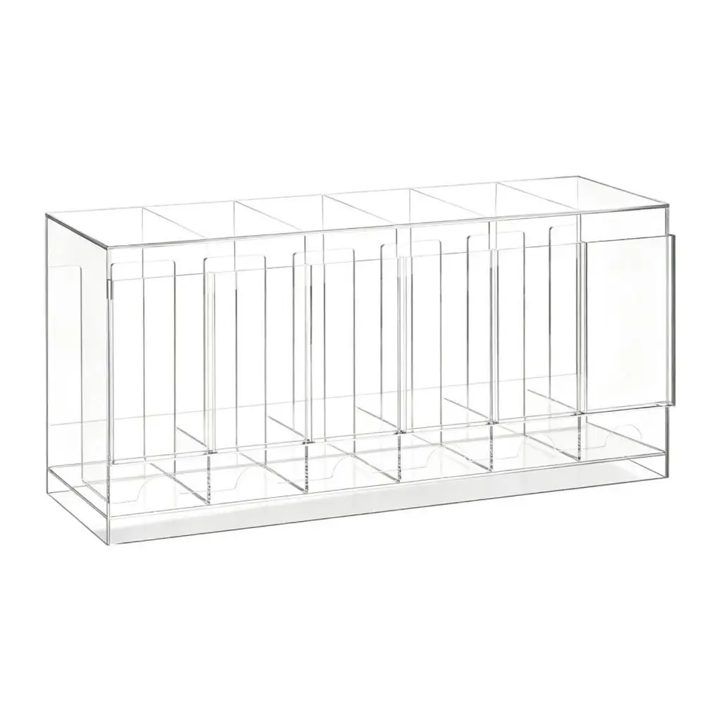 6 Slot Booster Pack Dispenser Storage Durability Desktop Card Organizer