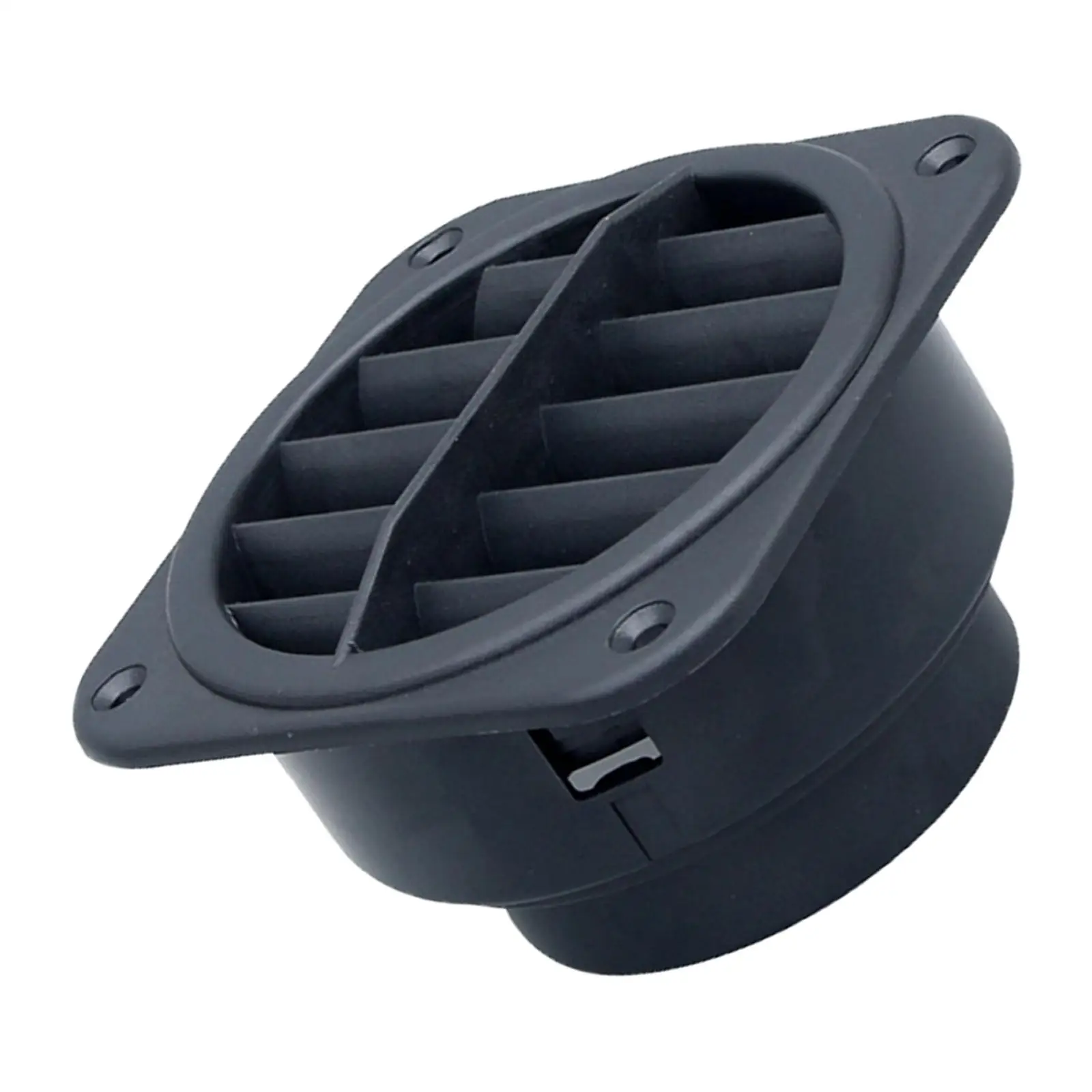 Plastic Warm Air Vent Outlet Accessories Black Replaces Parts Universal Square Heater Duct Air Vent Outlet for ATV Car
