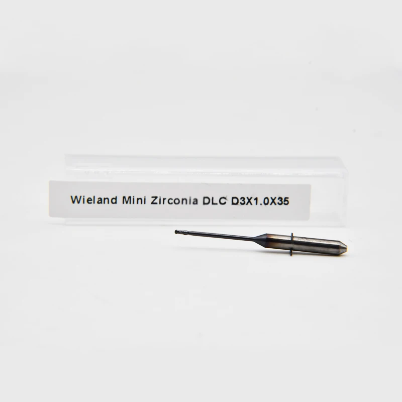 XANGTECH Dental Zenotec Mini Zirconia DC/DLC Milling Tools Burs Head Diameter 0.7/1.0/2.5mm of Cad Cam System