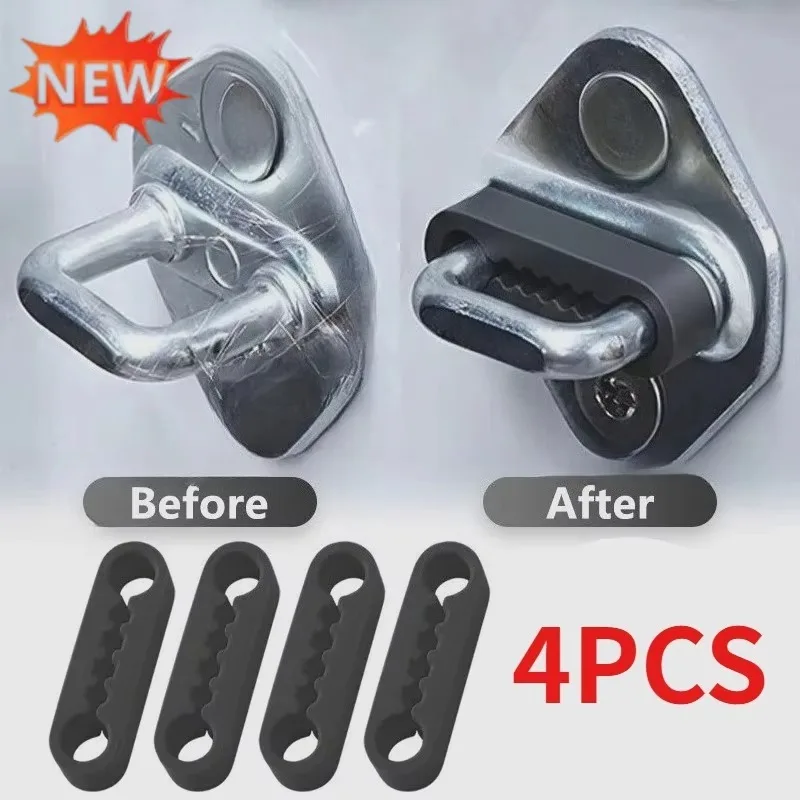 New Silicone Car Door Shock Absorber Pads, Elastic Cushion Damper, Reduce Noise & Protect Paint for Car Truck SUV RV Door Edge