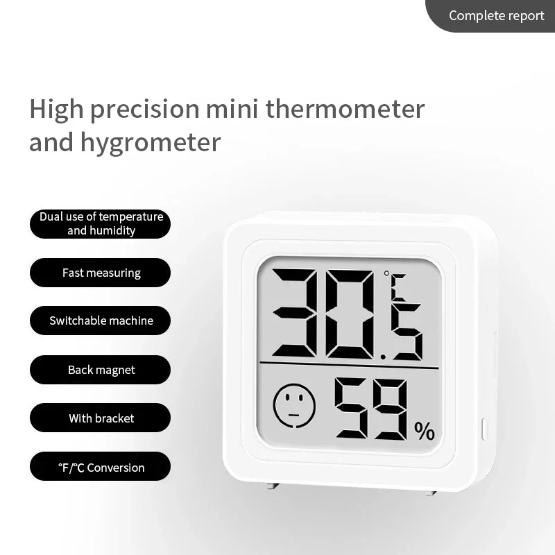 Indoor LCD Digital Thermometer Hygrometer Electronic Temperature & Humidity Meter Sensor Gauge Weather Station for Home