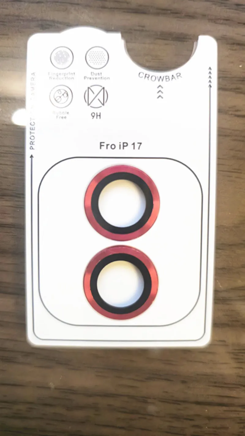 Позиционер подходит для iPhone 17 16 Plus, защитный чехол для камеры с алюминиевым металлическим кольцом, задний объектив, защитный чехол из закаленного стекла