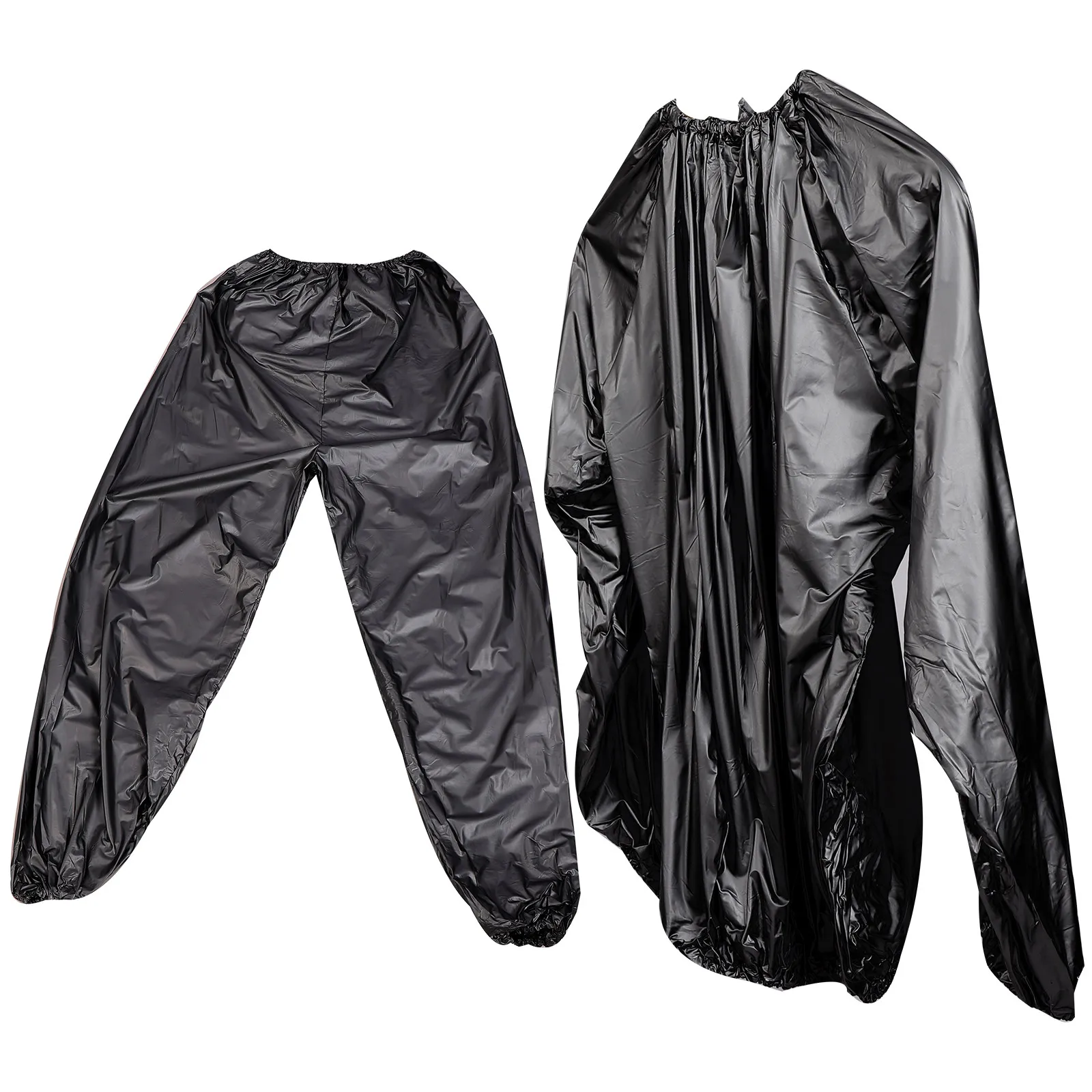 

1Set Fitness Sweat Suit for Men and Women Polyethylene Sauna Suit Accelerates Fat Burning Promotes Detox Comfortable Gym Home