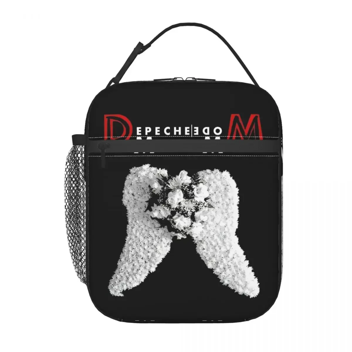 Witte Vleugels Depeche Cool Mode Geïsoleerde Lunchtas Thermische Maaltijdcontainer Grote Draagtas Lunchbox Voedselopbergzakken Kantoorreizen