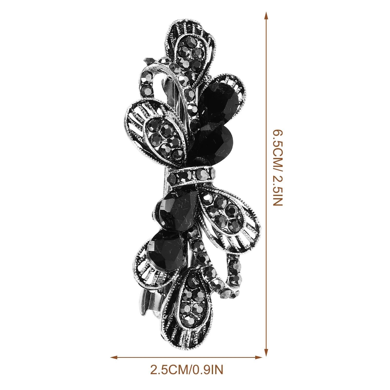 

Crystal Hairpin Decorative Metal Barrettes Pins for Women Wedding Bridal Rhinestones Hair Clips For Wedding Accessories Hair