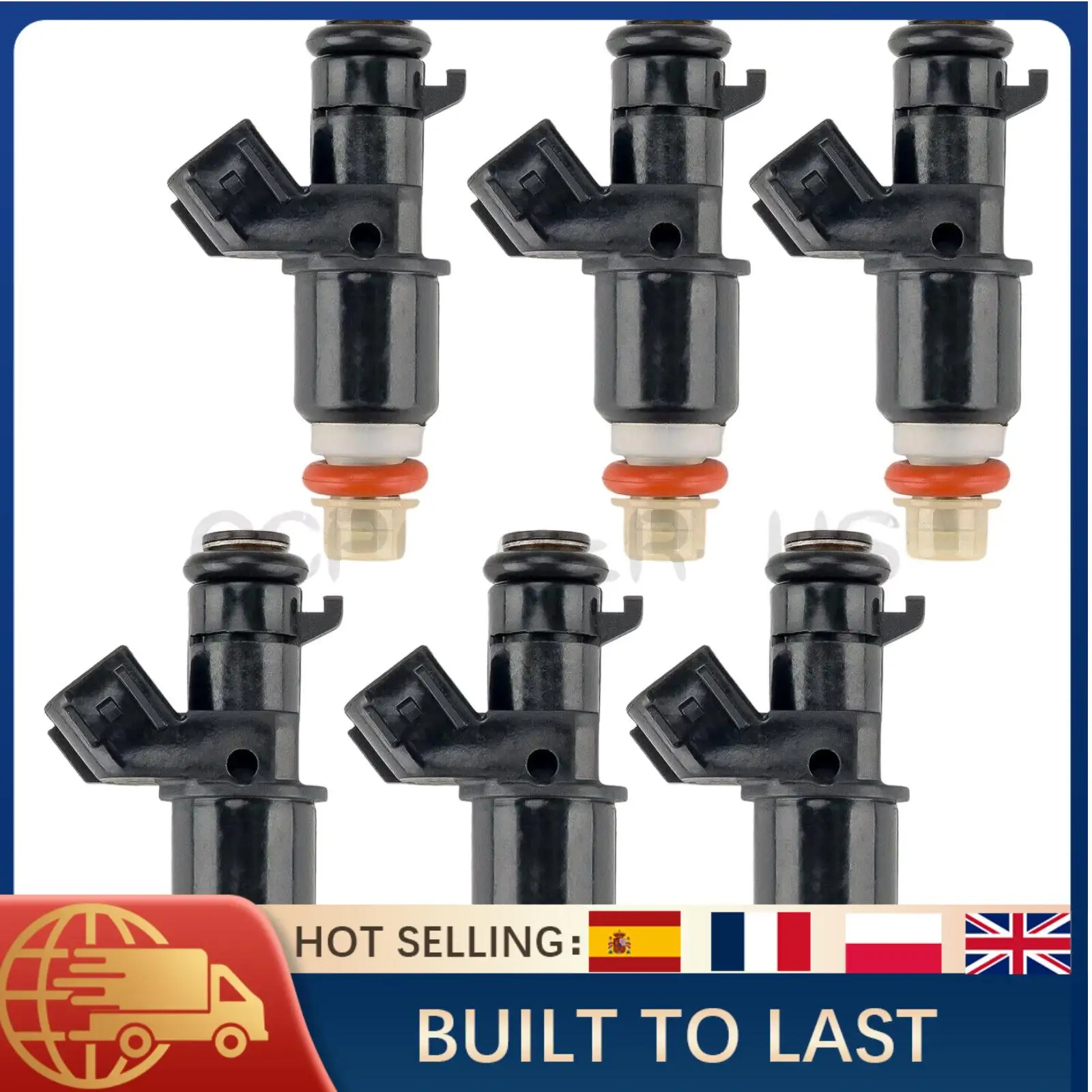 6PCS Fuel Injectors For Honda Accord Odyssey Pilot Ridgeline 3.5L 2003-2017 Acura ILX TL 2.0 3.2 3.5 Engine Fuel Injection Parts