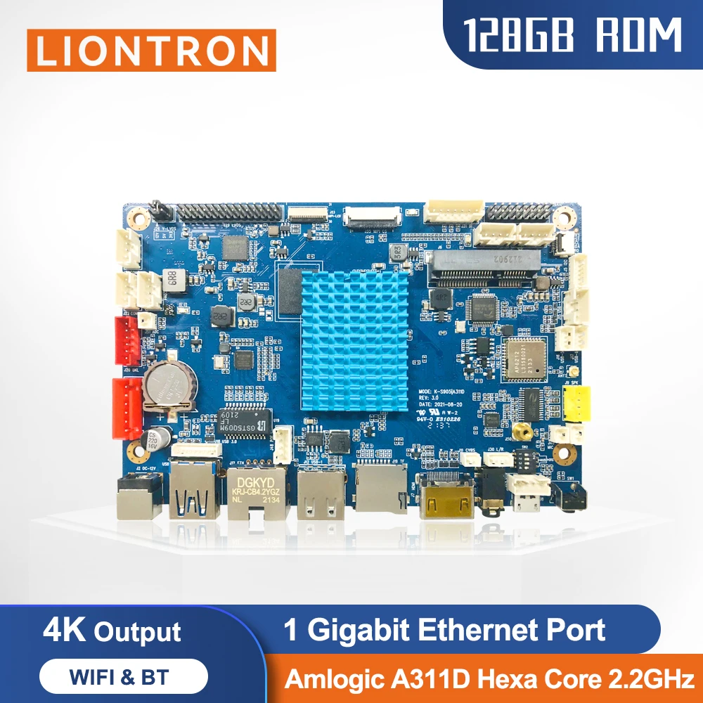 

Amlogic A311d Scheme Design Artificial Intelligence Embedded System Motherboard Set-Top Box AI Development Smart IoT Board