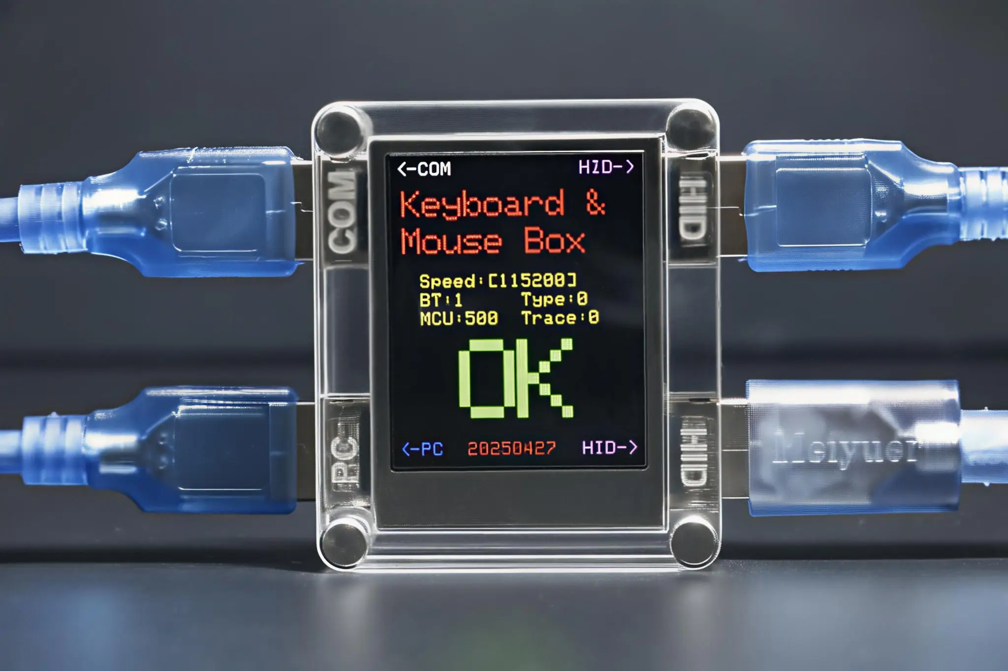 Сетевой контроллер клавиатуры и мыши KMBox Net, 100 м, высокоскоростной DMA/AI, одиночная машина, двойной контроллер, USB-конвертер, устройство