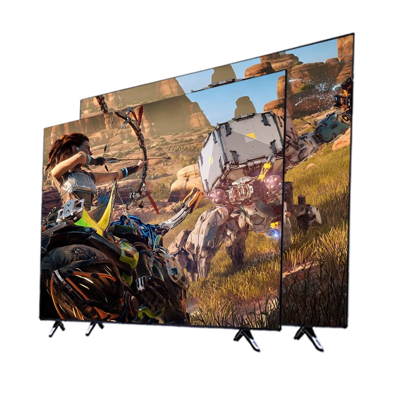 تلفزيون عالي الجودة مخصص STLF ZJW تلفزيون رخيص الثمن 4K HD مقاوم للسقوط 49 بوصة شاشة منحنية تلفزيون أندرويد ذكي ملون Packagin