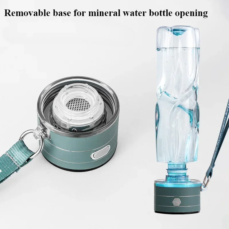 Botella de agua de hidrógeno de 1.5L, generador de tecnología de membrana SPE PEM, ionizador de agua, botella deportiva portátil recargable por USB