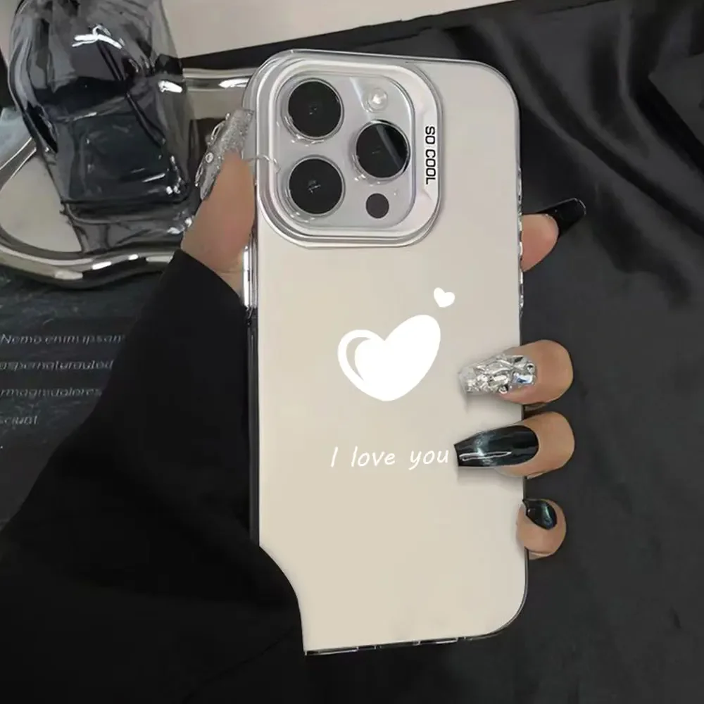 Love Case For Honor X6B X7A X7B X8A X8B X9A 5G X9B X50i Phone Case For Huawei Honor X7b 4G 5G IMD Sliver Shockproof Lid Fundas
