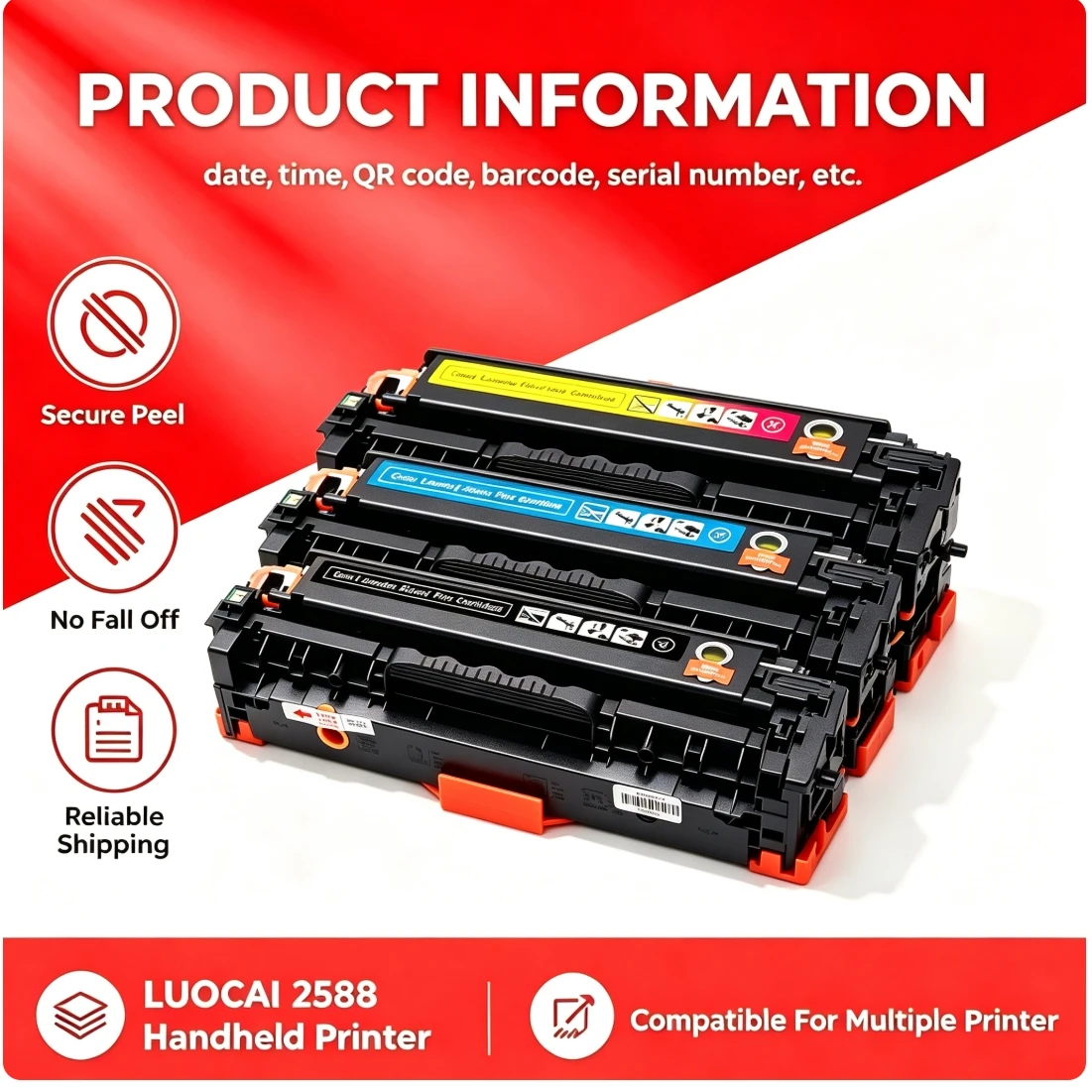 1PK Compatible Toner Cartridge CF410A‑CF413A Series Replacement For HP Color LaserJet Pro MFP M477fnw M477fdw M477 Color Laser P