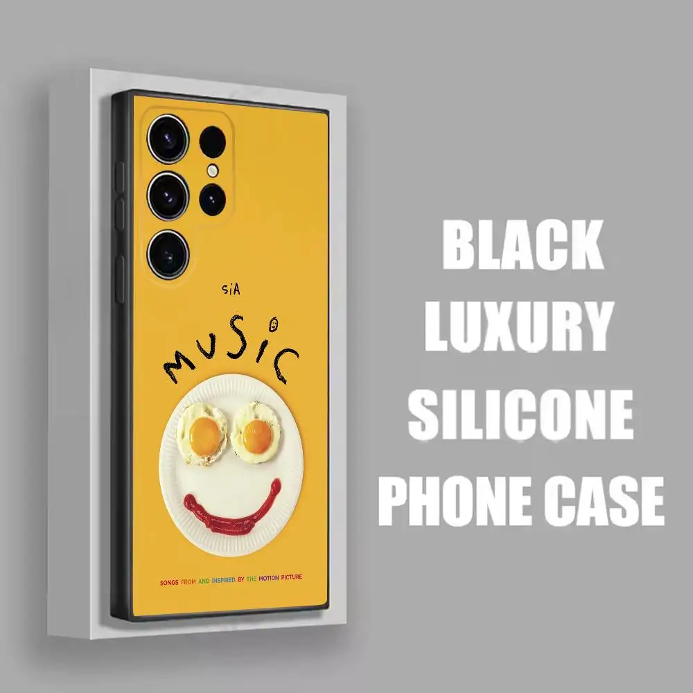 เคสโทรศัพท์ S-Sia Music Saturday Church สำหรับ Samsung S22,S24,S20,S25,S23,S30,S21,Ultra,Plus,5G,Fe,Lite สีดำ