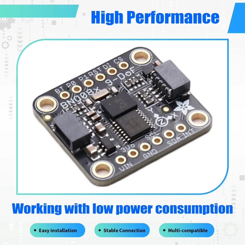 For 9-DOF Orientation IMU Fusion Breakout - BNO085 (BNO080) - STEMMA QT / Qwiic-VVNB