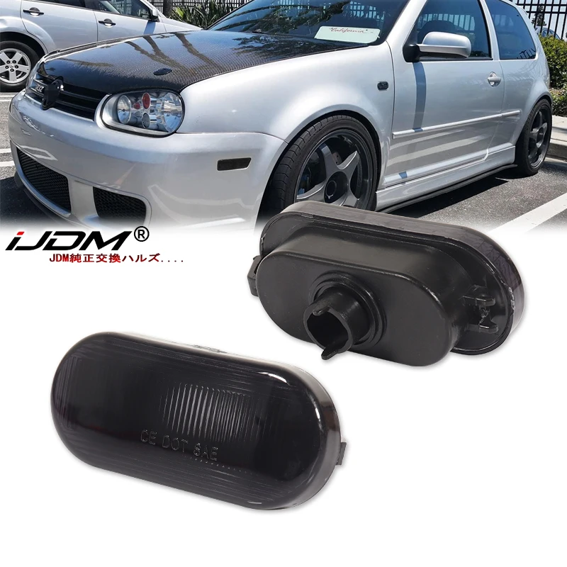 【セール中】2 個サイドマーカーライトターンシグナルランプ警告灯ハウジング VW ゴルフ 3 4 MK3 MK4 パサート 3BG ポロ 6N 9N ボラヴェントシート I