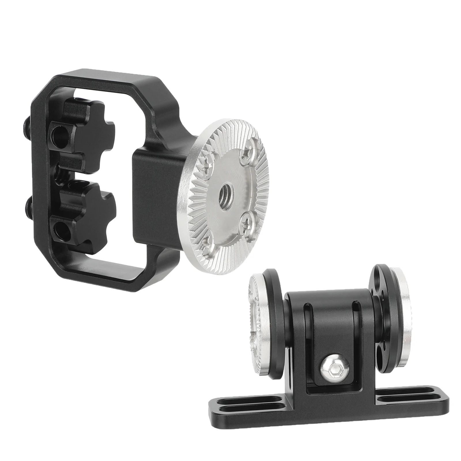 

SZRIG M6 ARRI Style Rosette Mount 1/4" Screw Thread Adapter Bracket for SLR DSLR Camera Cage Rig Handle Photography Accessory