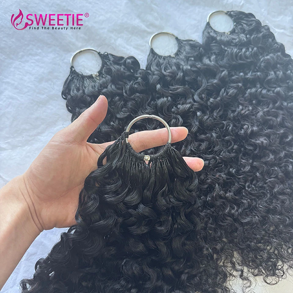 12A Crochet Echthaar Water Wave Feather Crochet 100% Echthaar für Frauen 60-300g Vorsortierte Crochet Haarbündel – Detail 1