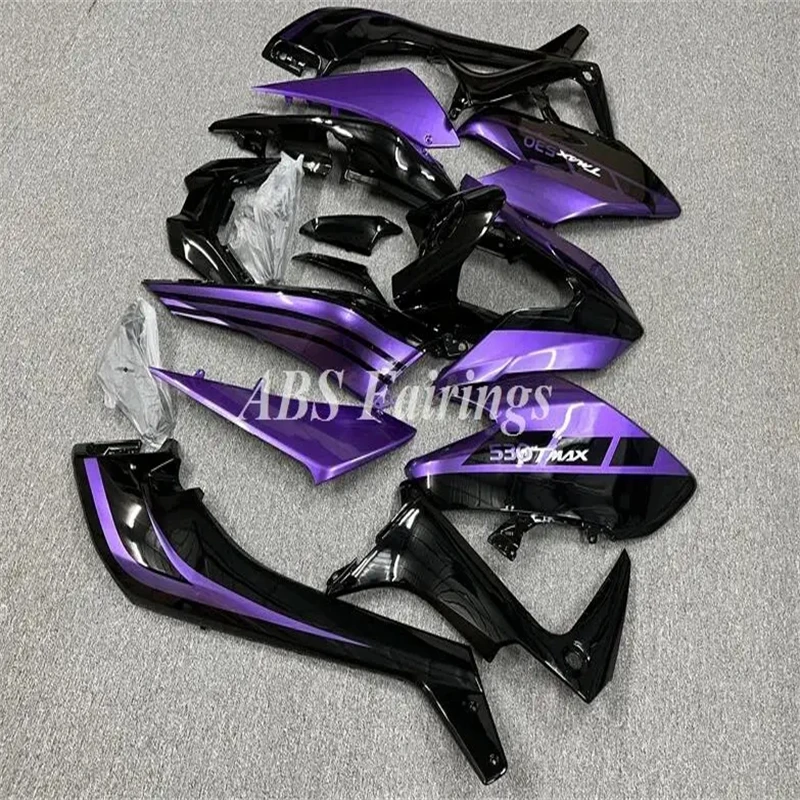 Injection Mold New ABS Whole Fairings Kit Fit for YAMAHA Tmax 530 2015 2016 15 16 Bodywork Set Custom Purple Black