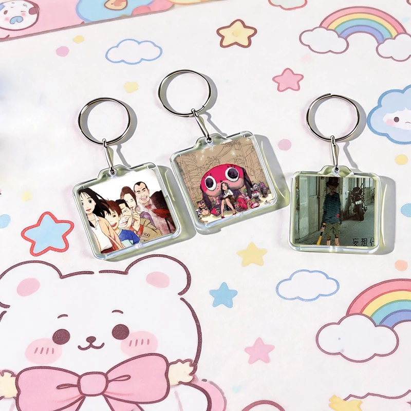 Anime Paranoia Agent Acrylic Keychain Handmade Hanging for Clothes Backpack Decoration Accessories Gifts with Friends