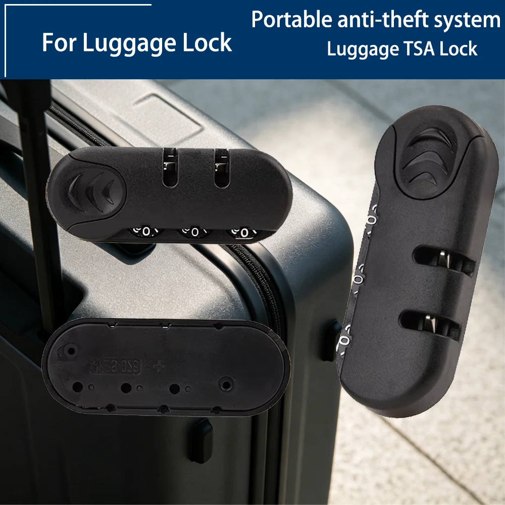 TSA Fixed Suitcase Frame Lock Durable Built-in Luggage Lock Accessories Heavy Duty Parts Ideal For Business Travelers