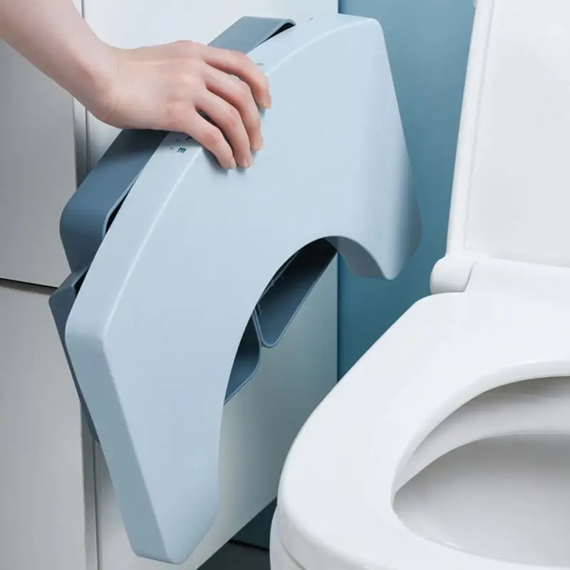 Folding Low Stool Creative Home Bathroom Toilet Chair Portable Children Toilet Seat Squat Stools Household Furniture Footstool