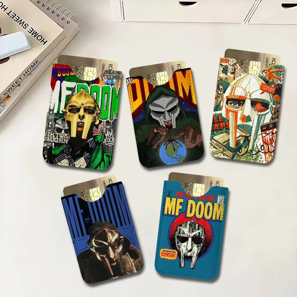 MF D-Doom Madlib Doom Madlib Light and thin mini bag small and portable bus card protective leather case for men and women