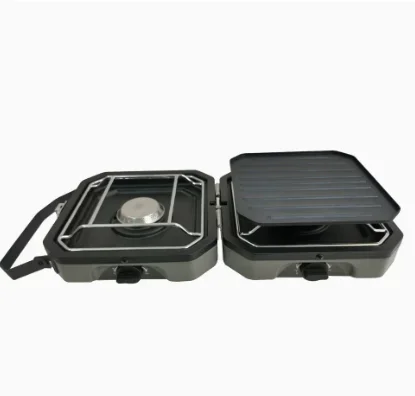 Foldable Double Burner Camping Gas Stove Portable Outdoor Picnic BBQ Cooking Stove for Backpacking Camping Travel