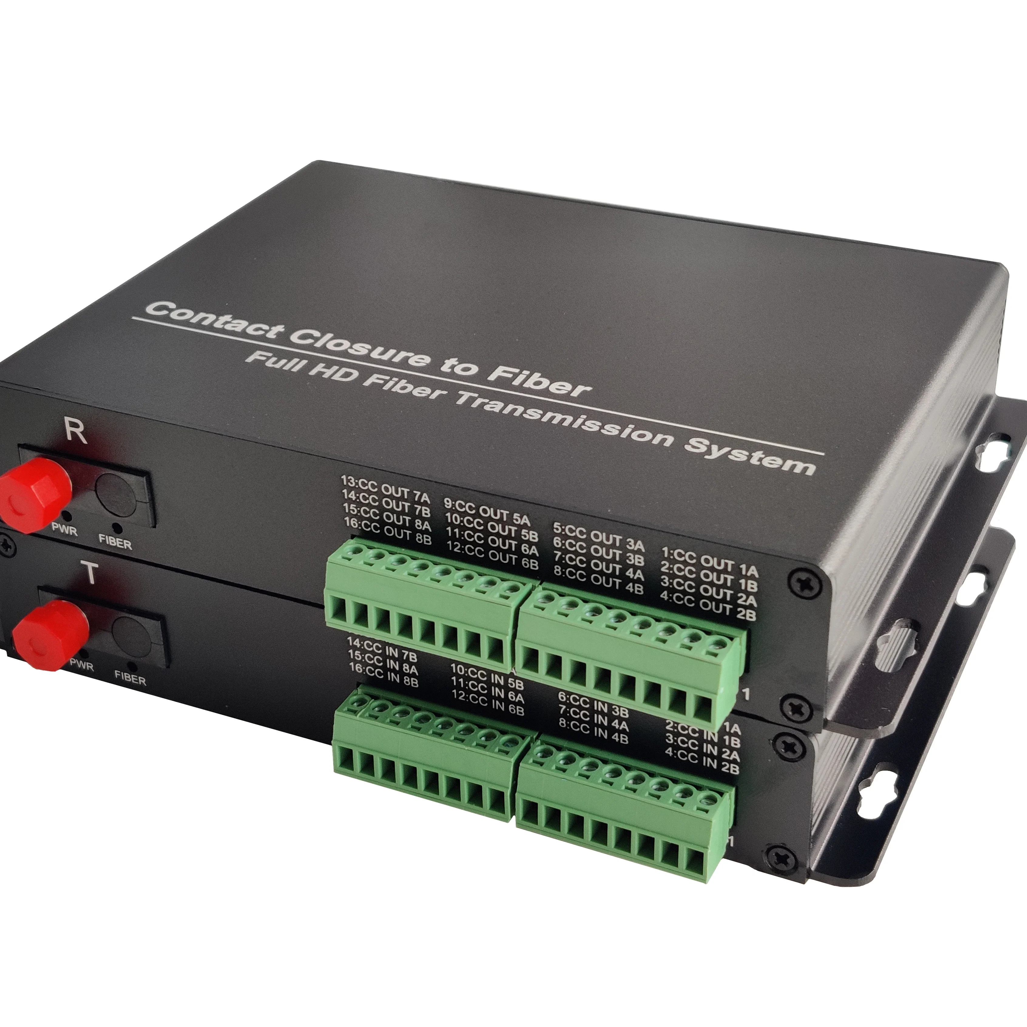 

In stock 8 channel alarm signal Simplex Contact Closure over Fiber