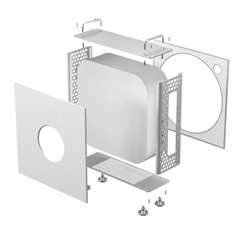 موقف رأسي من الألومنيوم الفعال للفضاء لحد أدنى 4 جبل الدعم القاعدة