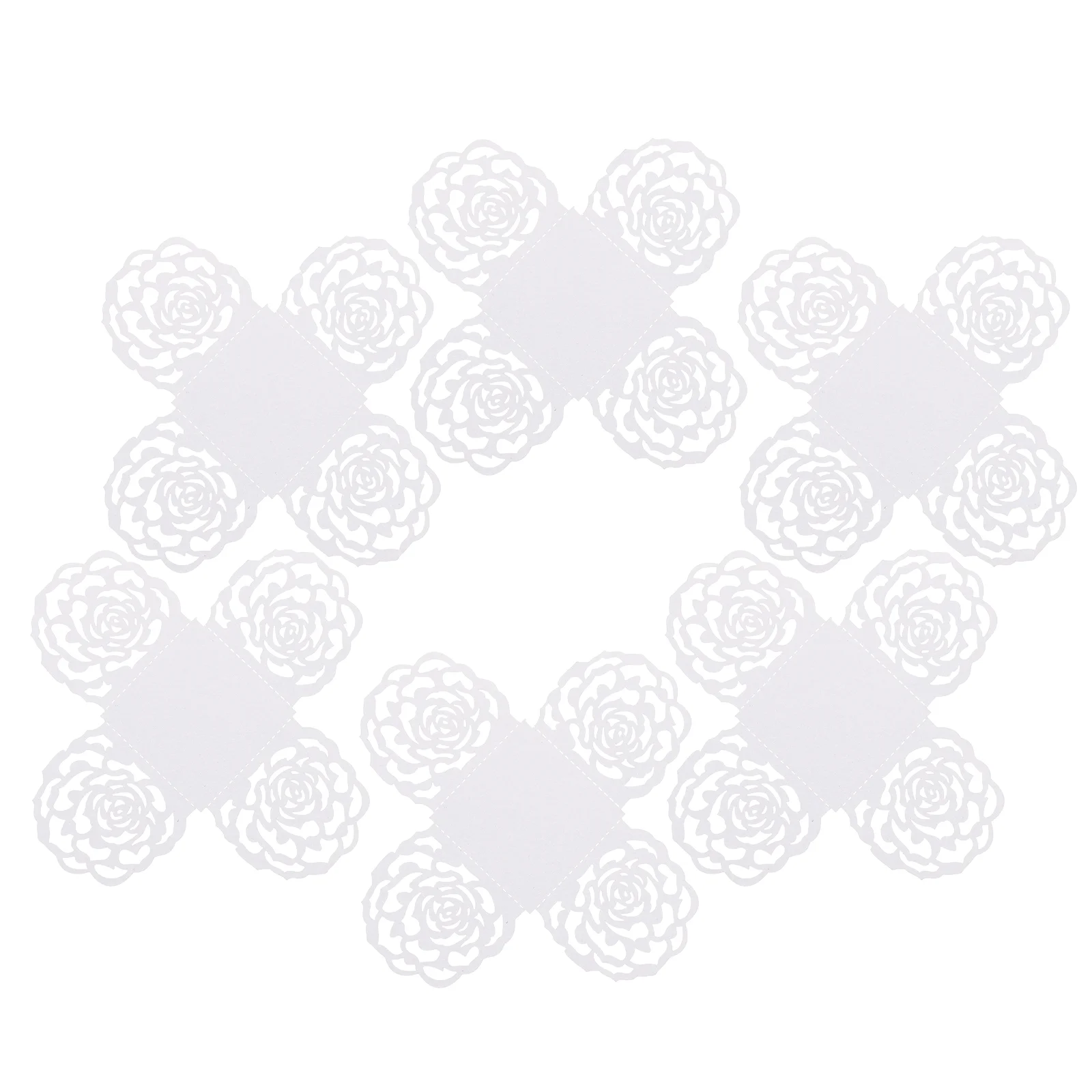 

50 Pcs Chocolate Tray Convenient Chocolates Box Compartment Paper Truffle Wrapping Cover Single Packing Bride