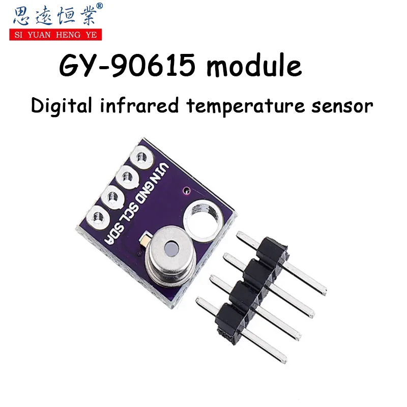 

1pcs GY-90615 module digital infrared temperature sensor MLX90615 module