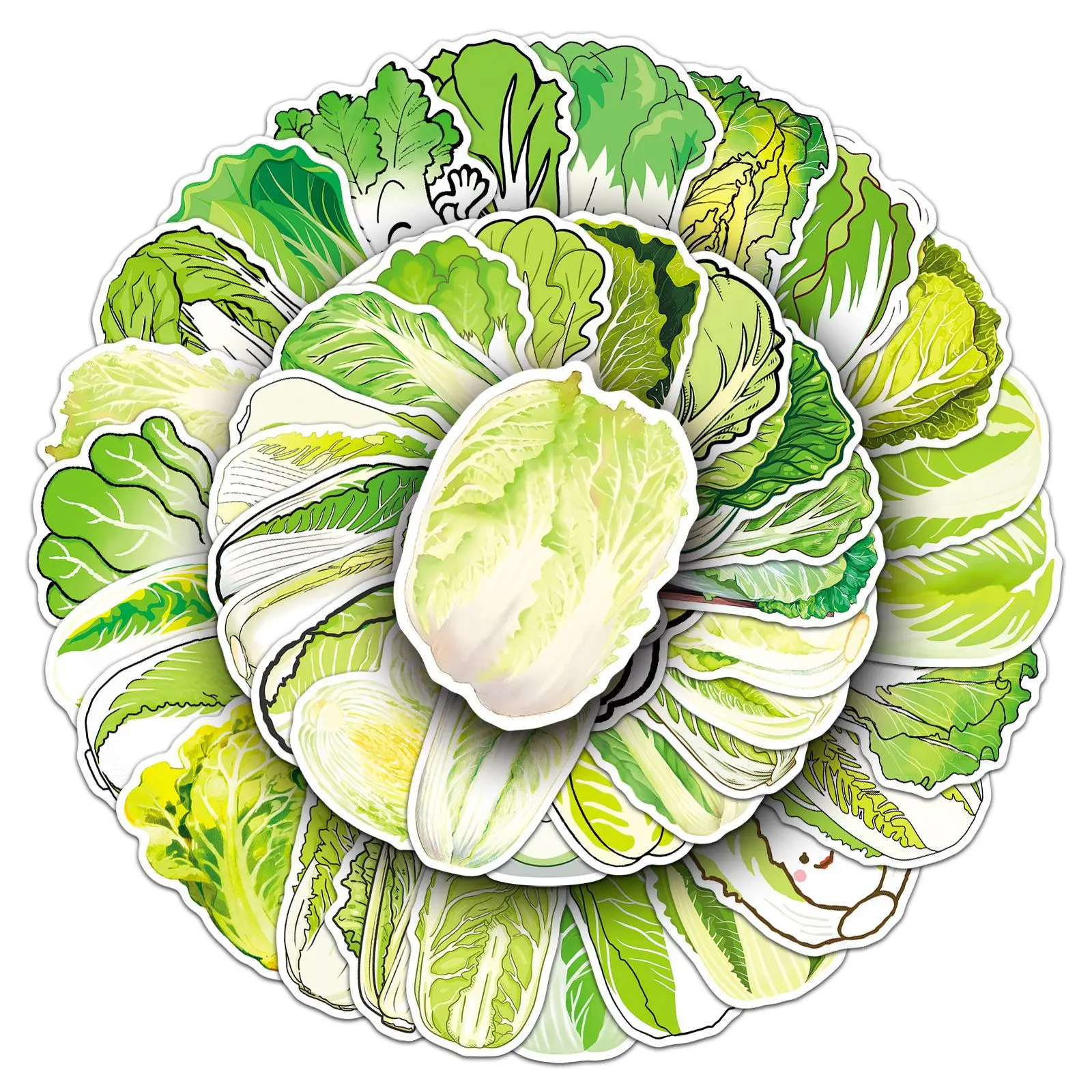 10/50PCS Carino Cavolo Cinese Graffiti Adesivo Kawaii Verdure Del Fumetto Della Decalcomania Notebook Telefono Chitarra Skateboard Tazza Giocattoli Per Bambini