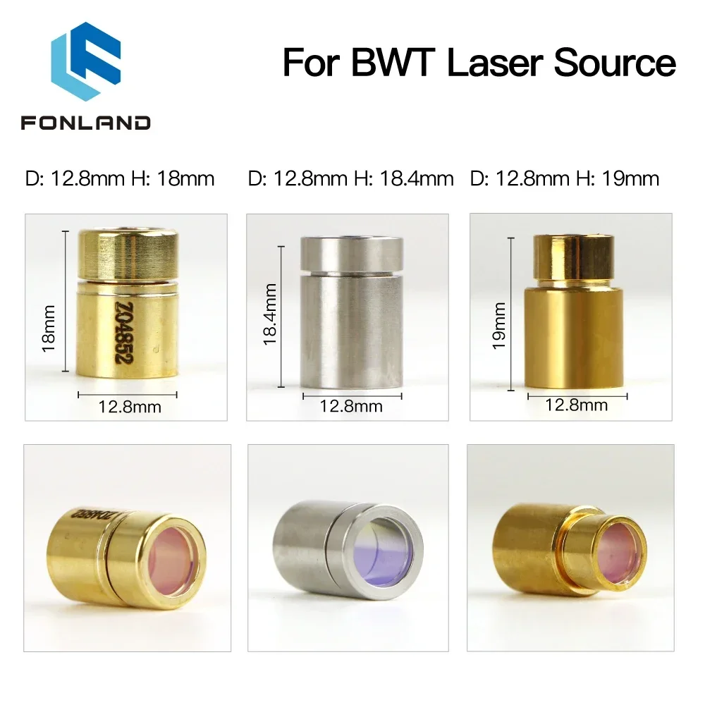 Fonland Fiber Laser Source QBH Output Connector Protective Window Lens Group for BWT Laser Cutting Head and Source Cable