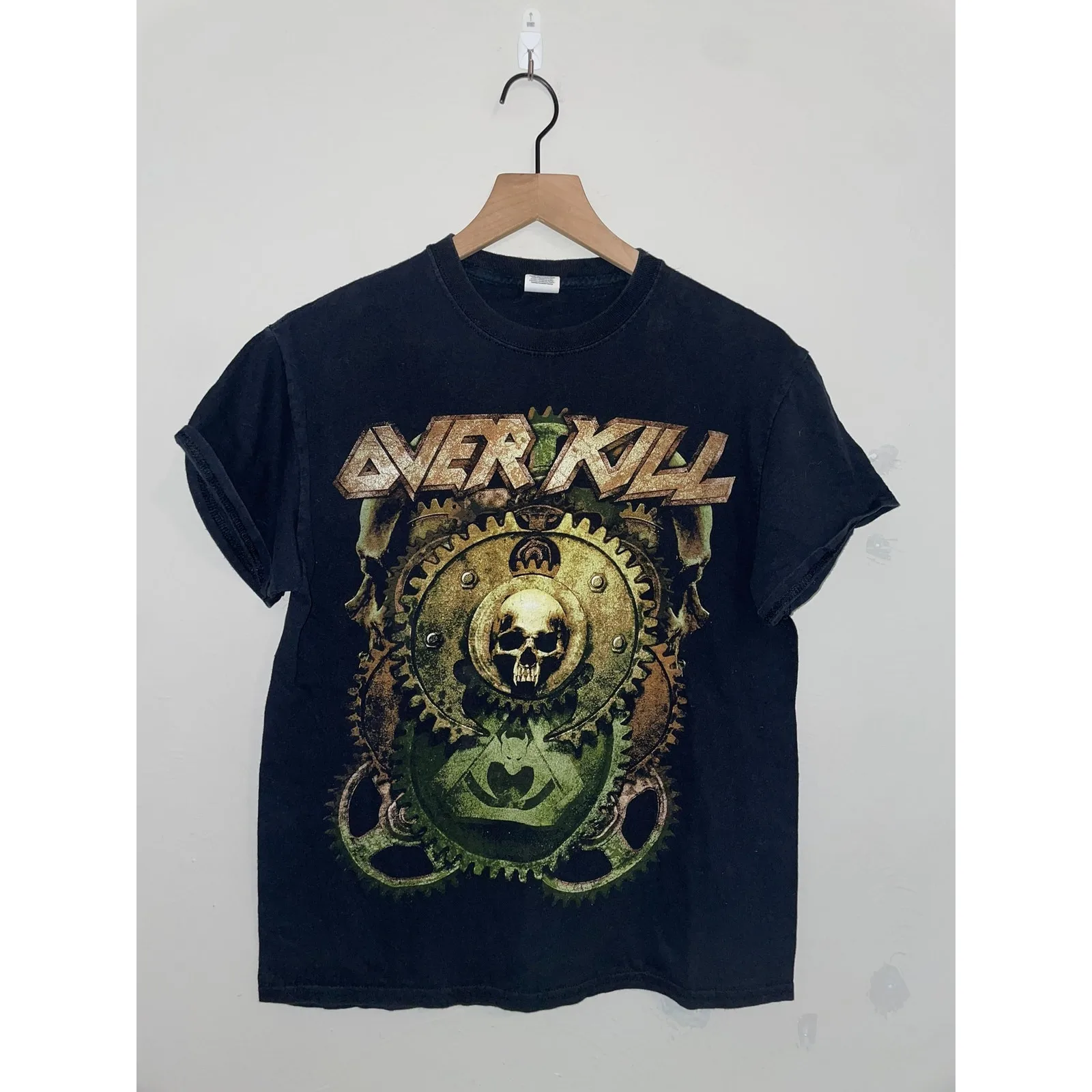 Over Kill Shirt Overkill Grinding Thru America Tour Band Tee M Medium