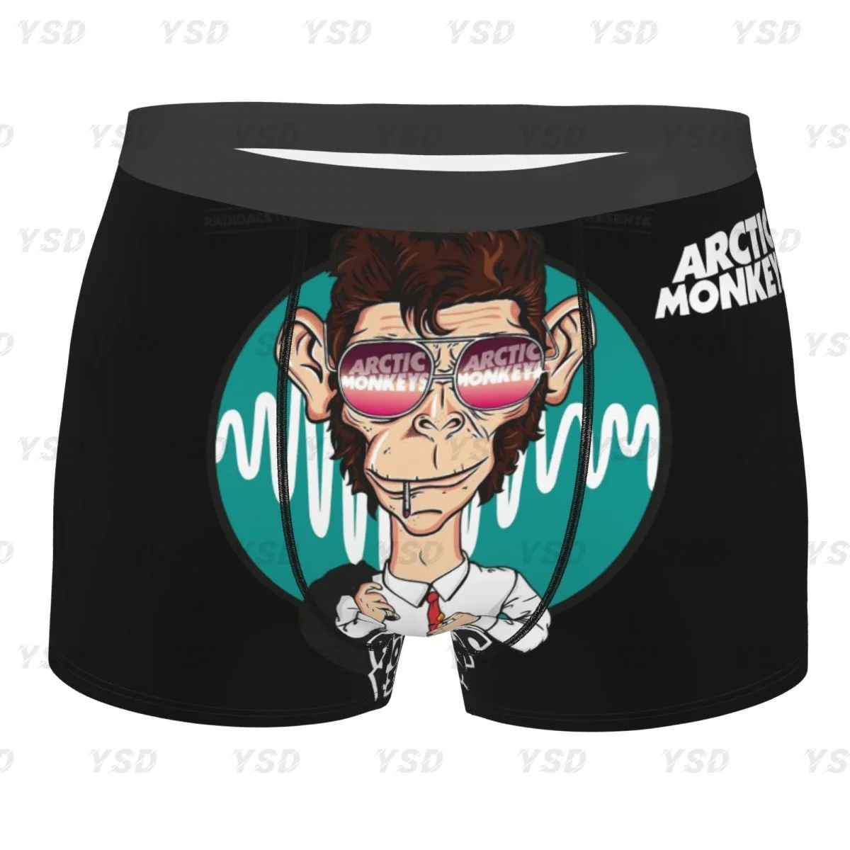 

Arctic Monkeys Inspired Men's Boxer Briefs, Highly Breathable Underpants,Top Quality 3D Print Shorts Gift Idea