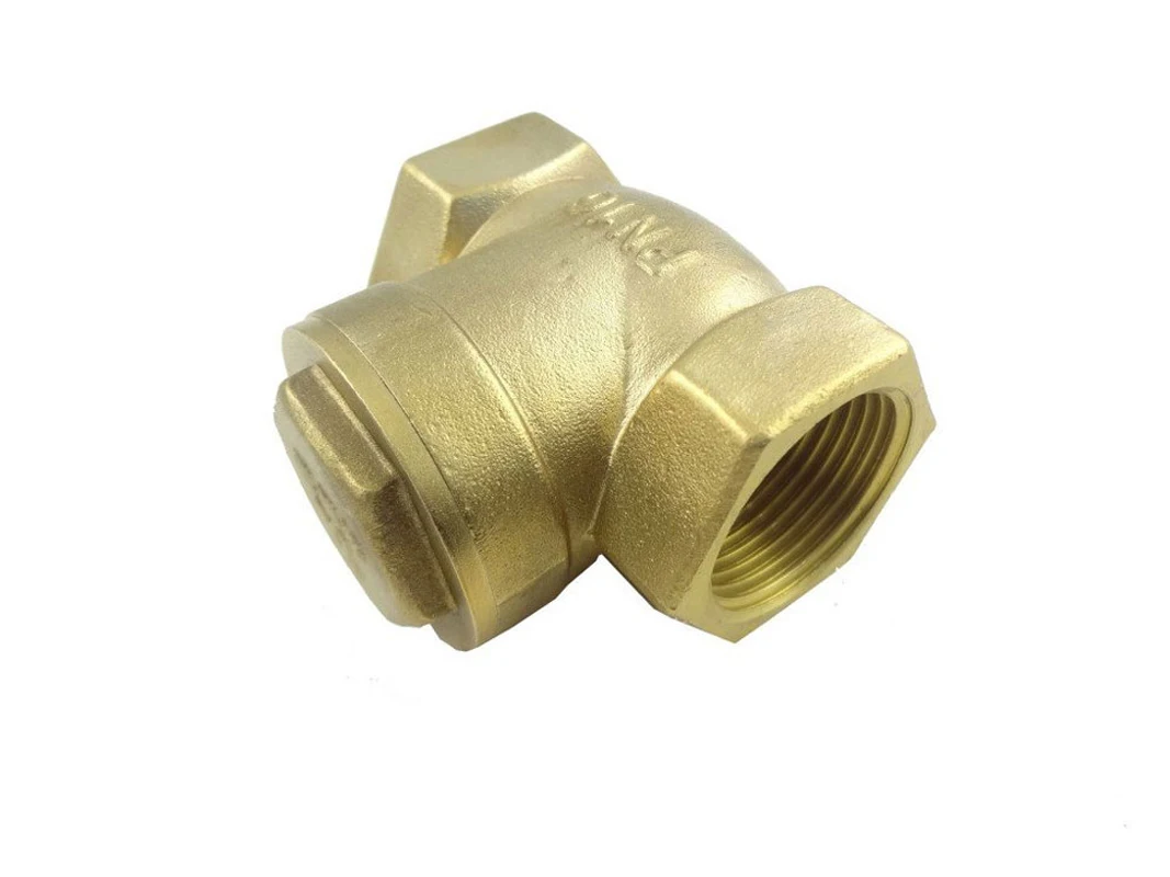 1 pièce de valve de contrôle horizontale, 1 pouce, DN25, valve de non-retour en laiton