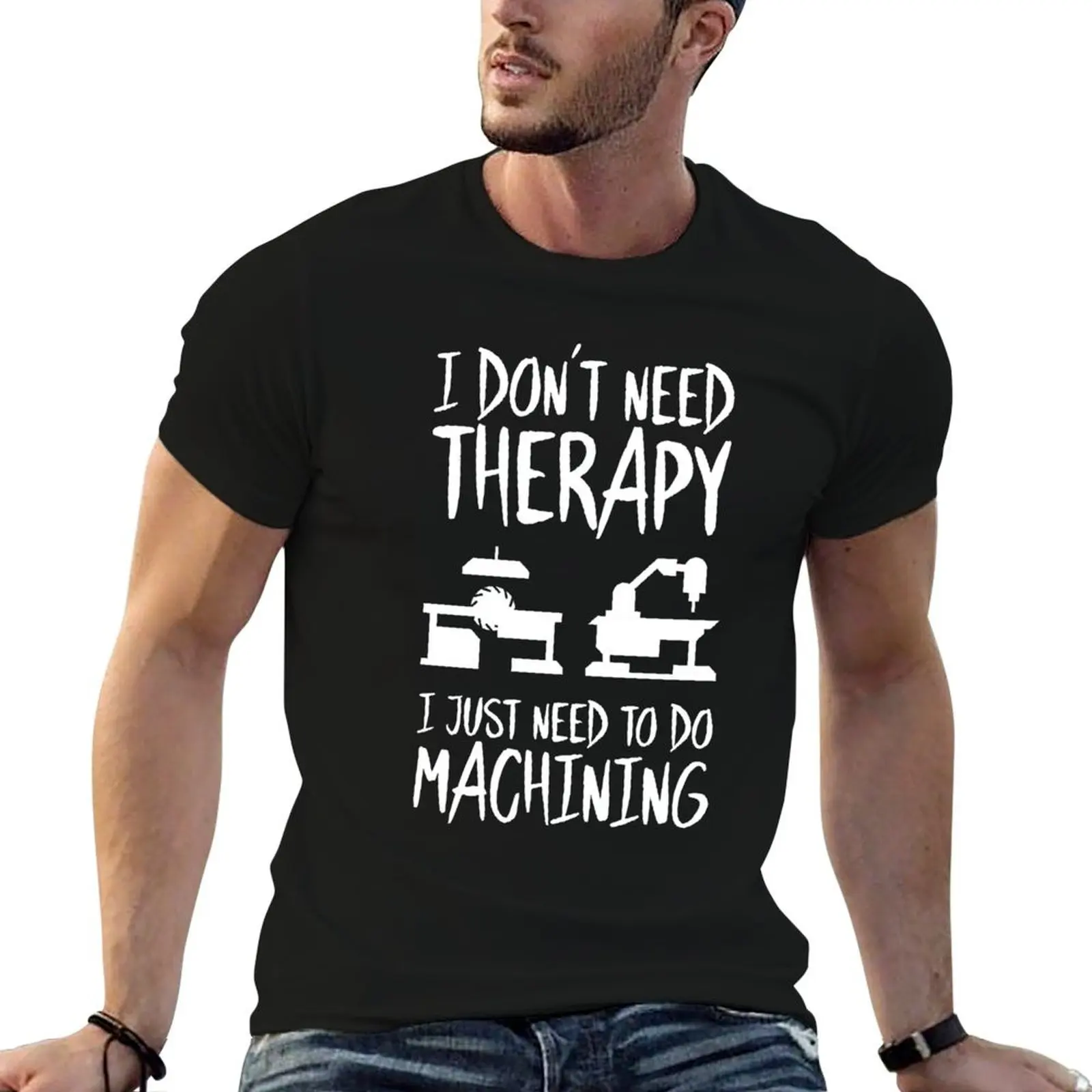 CNC Machinist CNC Operator CNC Machine T-Shirt Work Basic Short Sleeve Top