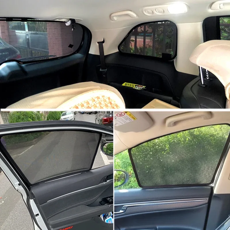 Auto Sunshades Cover For Hyundai Tucson TL 2019 Accessories 2017 2018 2020 2016~2021 Car Mesh Sun Visors Heat Insulation Bodykit - view 4