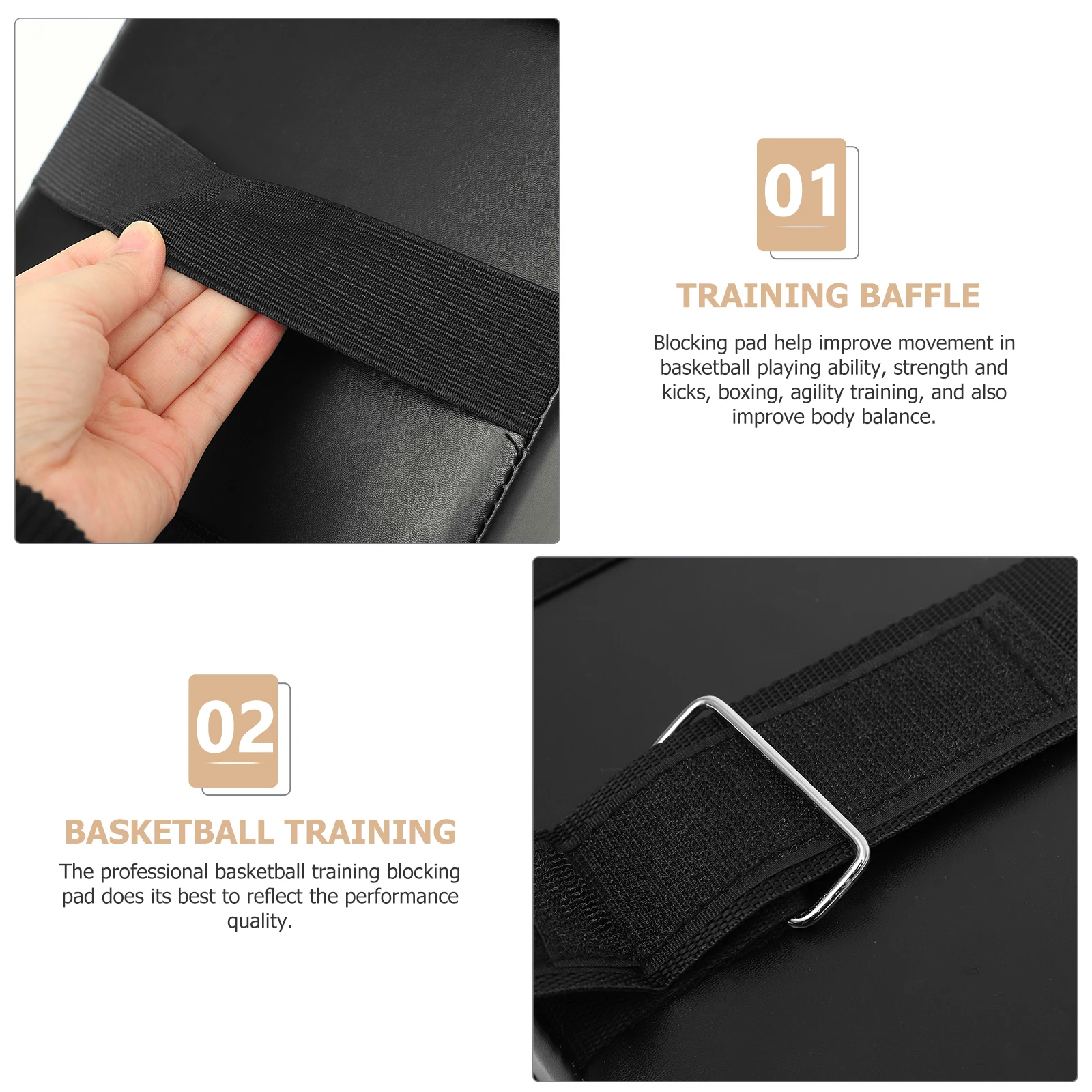 

Баскетбольная блокирующая подушка Прочная тренировочная подушка премиум-класса для улучшения защитных навыков Баскетбольное тренировочное оборудование Спорт