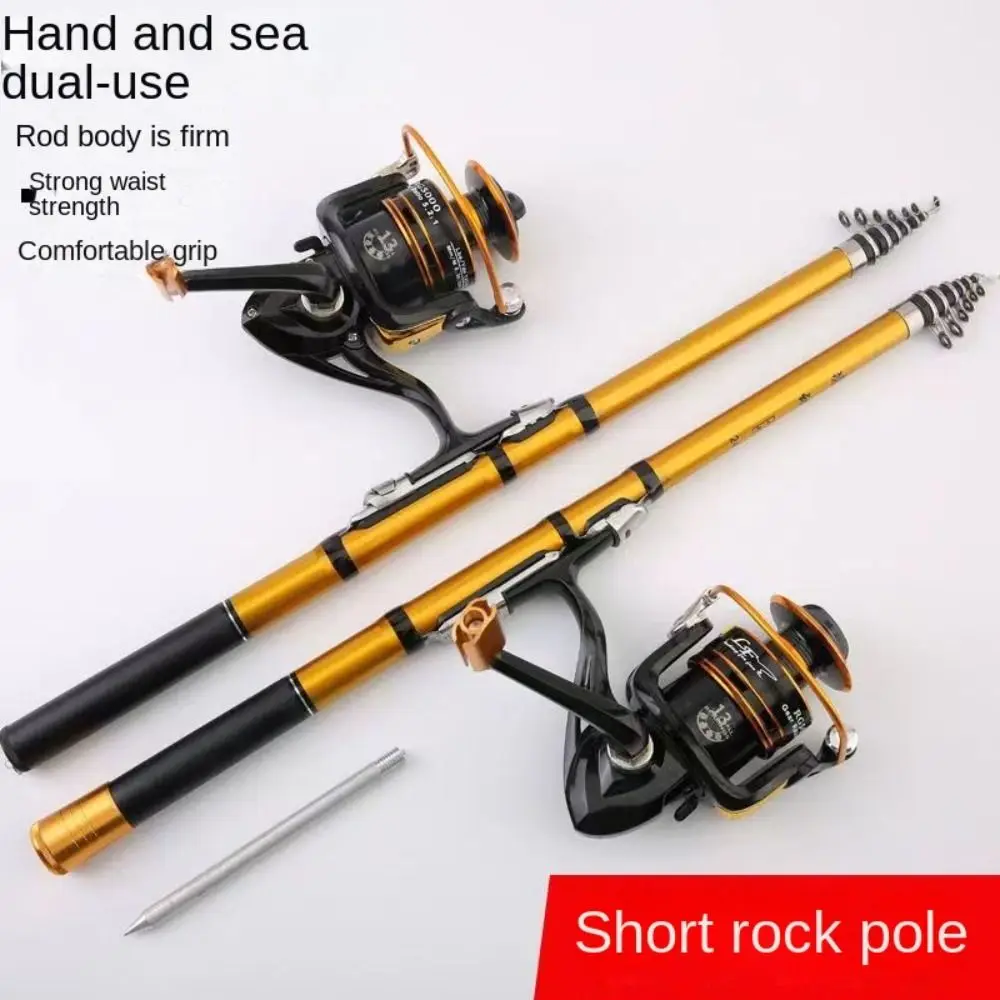 Casting Telescopic fishing rod Spinning Carbon Fiber Carbon Fiber Lure Rod 1.5M-3.0M Mini Portable Fishing Rod