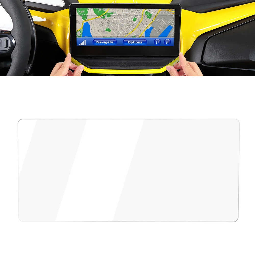 

For Can-Am Maverick R R Max X / X RS / X RS with Smart-Shox 2024-2025 / Ski-Doo 2023+ Screen Protector Touch Screen 10.5"×4.9"